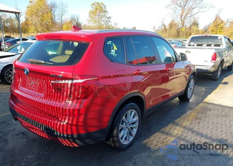 2017 BMW X3 xDrive28I from USA, damaged, VIN 5UXWX9C32H0W69848